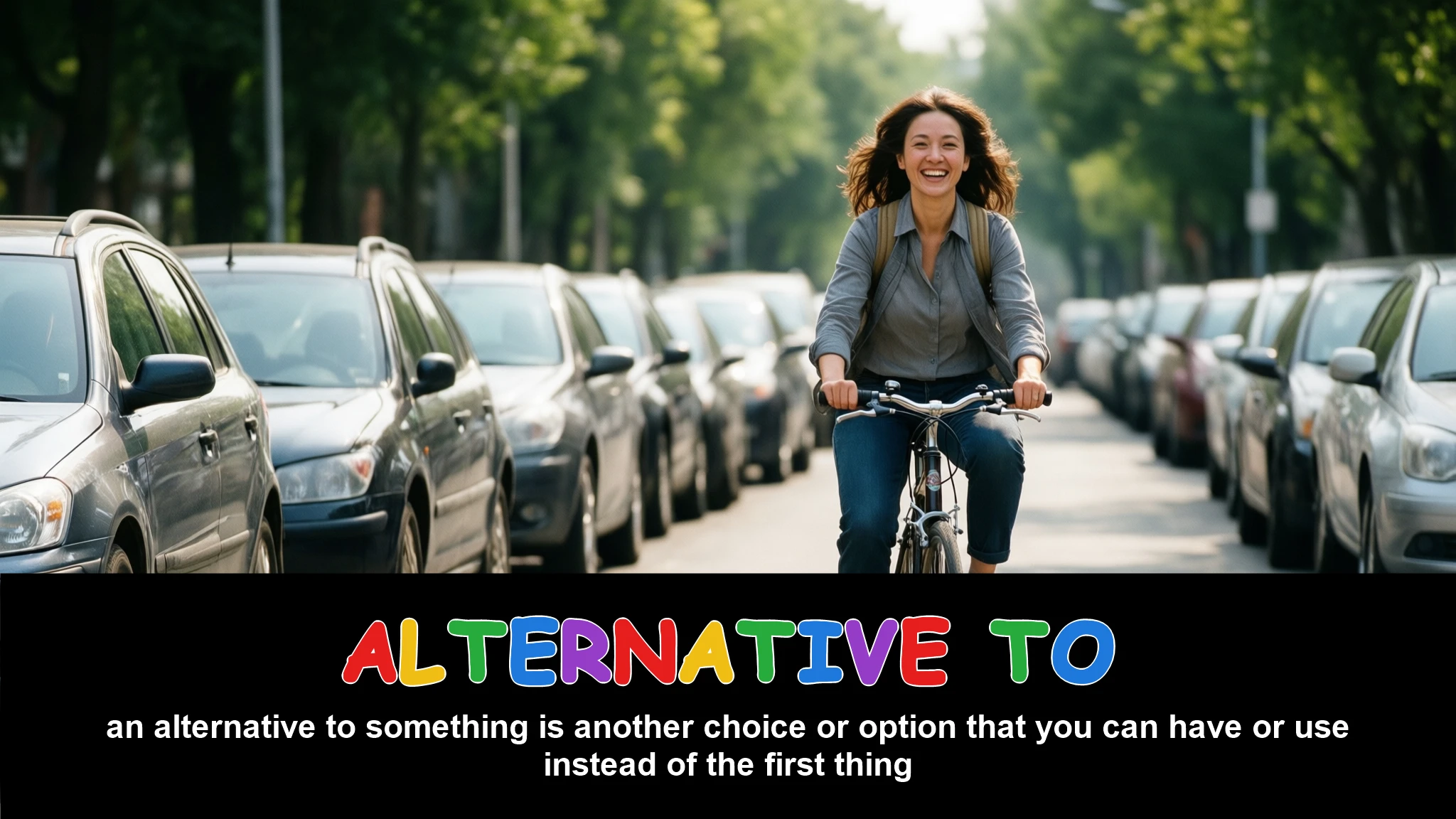 English Illustration for alternative to
